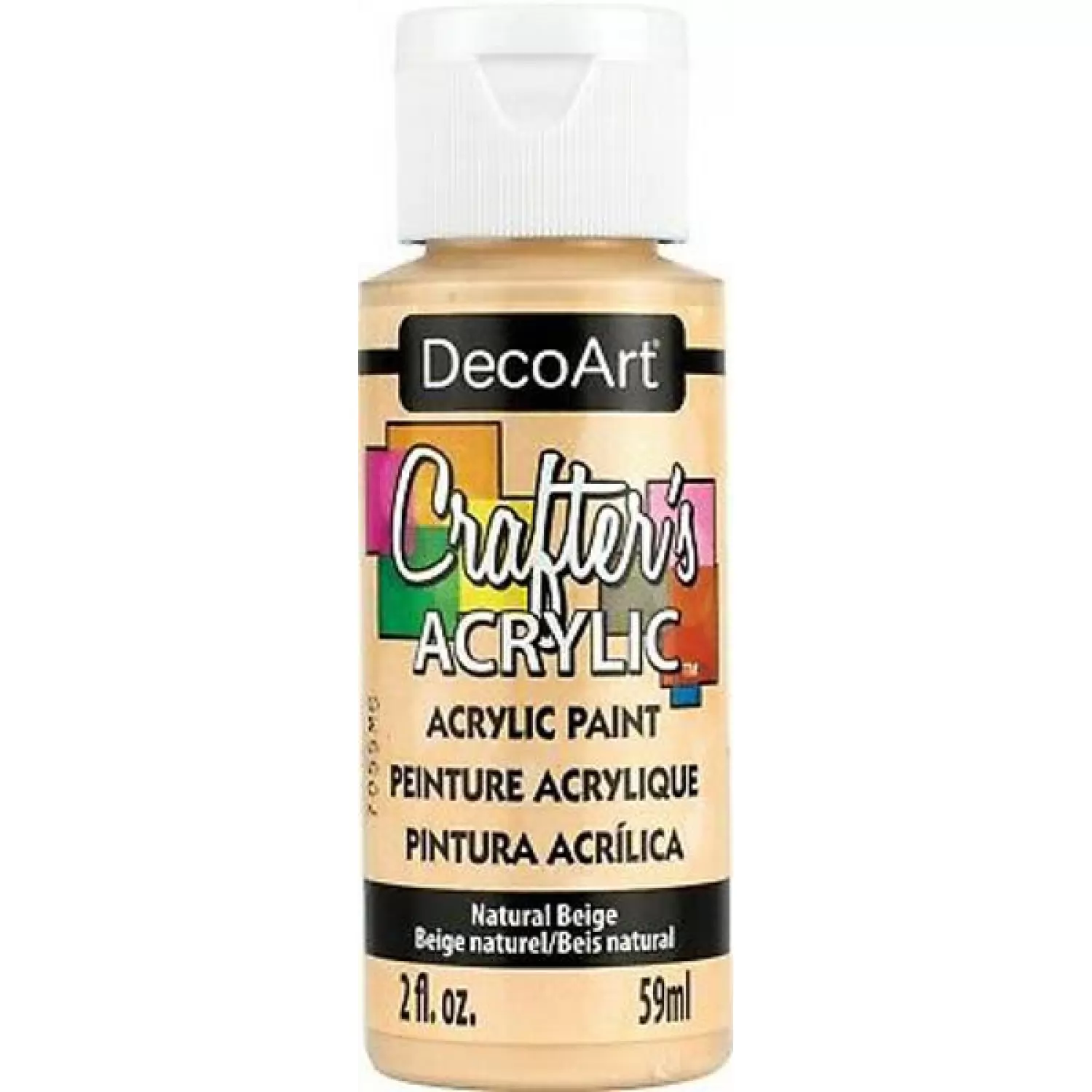 Crafter's Acrylic All Purpose Paint 2oz Cinnamon BROWN.