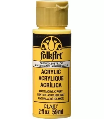 FolkArt Matte Acrylic Paint - Lipstick Red, 2 oz, Bottle